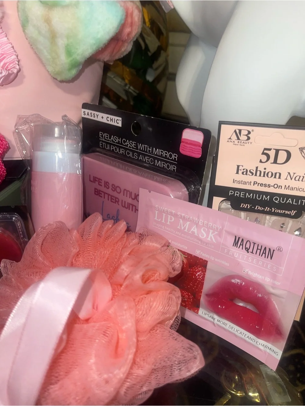 Lancôme Cosmetic Bag with self care essentials. New